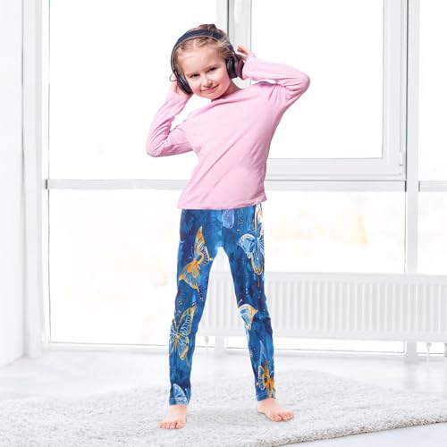 Toddler Girls Leggings Printed Yoga Pants Leggings Butterflies Dye Method for Kids4