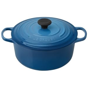 Le Creuset Enameled Cast Iron Signature Round Dutch Oven, 5.5 qt., Marseille
