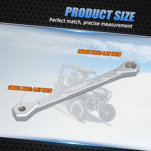 Image of NICECNC Silver Ranger Clutch Alignment Tool 6061 Aluminum Compatible with Polaris Ranger XP 900 2014-2019, Ranger XP 900 Pursuit 2014, Ranger XP 900 Pursuit Camo 2016, See Fitments
