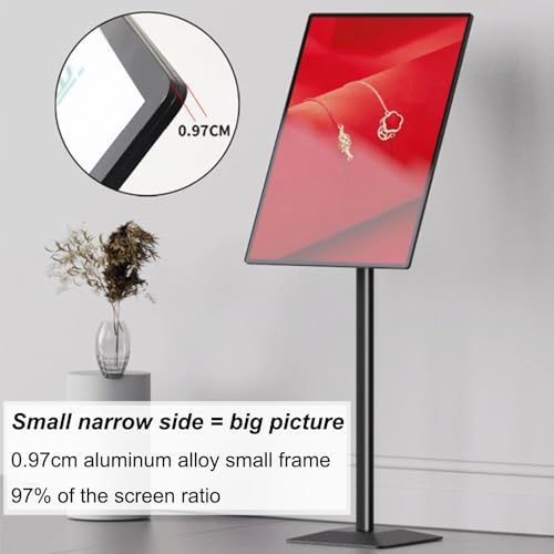 Support de panneau réglable en aluminium pour affichage vertical et horizontal intérieur