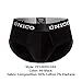 MUNDO ÚNICO Brief for Men | Cotton (US, Alpha, Medium, Regular, Regular, Black)