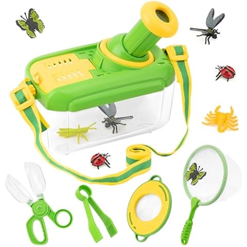 Funsland Bug Catcher Kit for Kids - Outdoor Explorer Kit Insect Catching Toys Nature Adventure Set for Boys 3 4 5 6 7 8 Year Old Cover