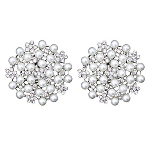 Amosfun 2 piezas clips de zapatos de diamantes de imitación moda diamante...