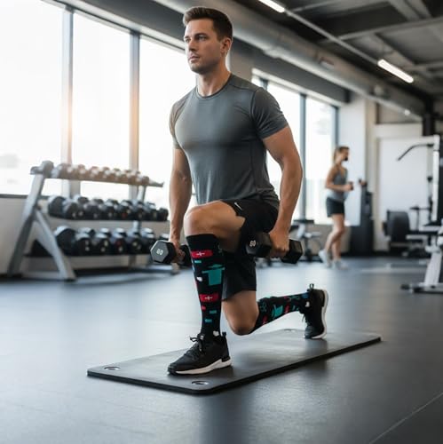 Image of Graduated Medical Compression Socks for Women&Men 20-30mmhg Knee High Sock