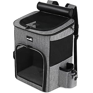 Pecute Sac à Dos Chat Chien, Sac Transport p...