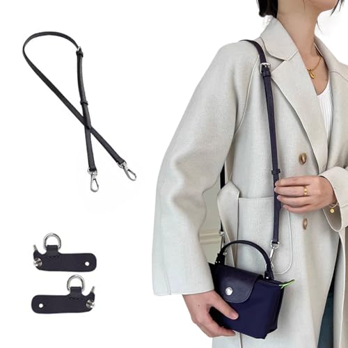 Image of Jiesinlov Leather Bag Shoulder Strap Replacement Crossbody Adjustable Conversion Kit Fit for Mini Pouch