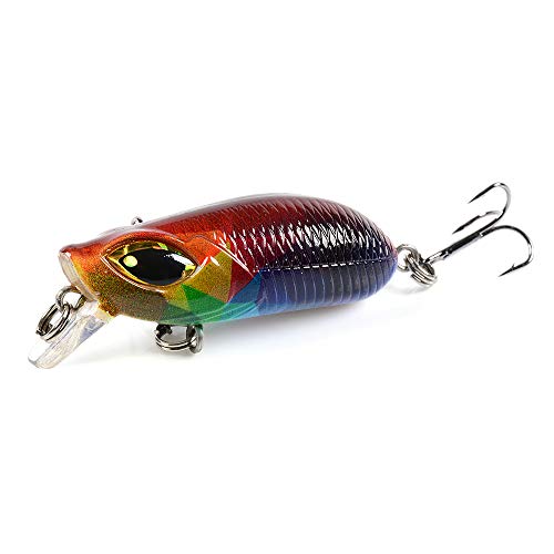 Hard Lures, Andoer 5 PCS Conjunto de iscas de pesca 5,8 cm 7g isca de manivela Artificial isca de is
