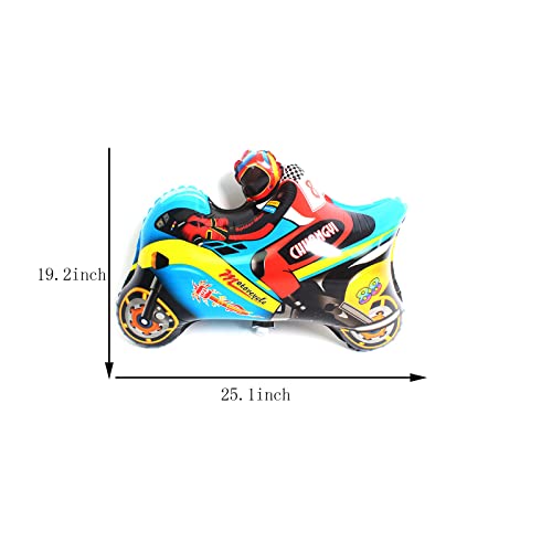 2Pcs Vehicles Large Motorcycle Foil Balloon Birthday Motocross Car Balloon Children Gifts Boys Birthday Party Decorations Kids Toys Party Supplies Baby Shower Decoration #TOP1
