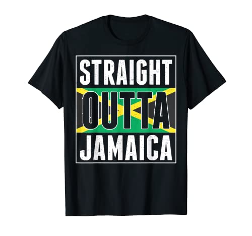 Camiseta Straight Outta Jamaica Camiseta