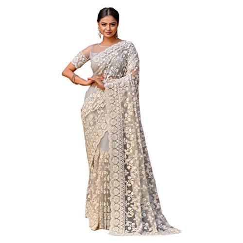 Designer Net Chikankari Embroidery Work Saree Blouse Wedding Casual Party wear Indian Women Sari Designer Blouse 9660
