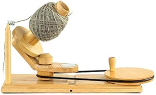 Nostepinne Maple Wood Center Pull Ball Yarn Winder | Knitting Crochet Accessories | Yarn Storage | Nagina International (Beech Winder)