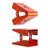 Le cadre ouvert garantit un alignement précis de la planche, tandis que la construction en acier dur garantit une longue durée de vie pour les tâches exigeantes telles que le sciage, le martelage ou la charge portante