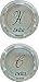 Delta Faucet RP19659 Two Button Set for Clear Handles