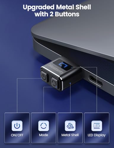 meatanty Kleine metalen muis - Ondetecteerbare USB-muisbeweging - Met display - 3 modi - Muisbewegingsapparaat - Tuimelschakelaar voor computer/pc/computer - Afbeelding 3