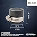Fernco PQC-1.38 1-in. QwikCap Flexible PVC Pipe Cap, Cleanout and Test Pipe Plug, 2-Pack