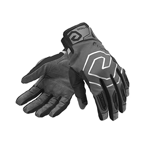 Gants MX318 X TREME Eleveit gris noir en taille S pour moto-cross
