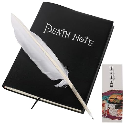 Cuaderno de Death Note Agenda japonesa Diario de éxito Cuaderno básico Cuaderno scrapbook Pequeño cuaderno de página blanca Para los fanáticos del cosplay de anime regalos de oficina para estudiantes | Ya disponible en tu tienda friki favorita! En mundofriki.es!