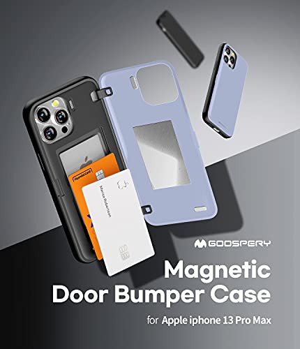 Coque iPhone 13 Pro Max avec miroir caché et porte-carte intégré