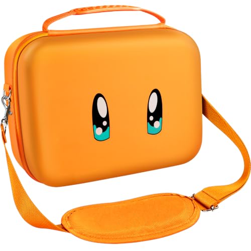 ivoler Carrying Storage Case for Nintendo Switch/Switch OLED 2021 Orange