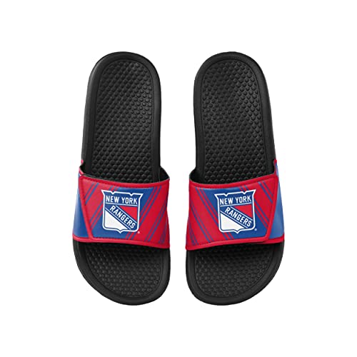 Image of FOCO Men's NHL Team Logo Sport Shower Legacy Slide Flip Flop Sandals