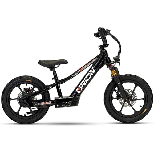 Orion Moto e16x Kids Electric Dirt Bike 16″ – 350W 36V Lightweight E-Bike for Kids, Mini Electric Balance Bike with Disc Brakes & Rechargeable Lithium Battery