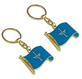 Durabol llavero de metal Bandera Asturias