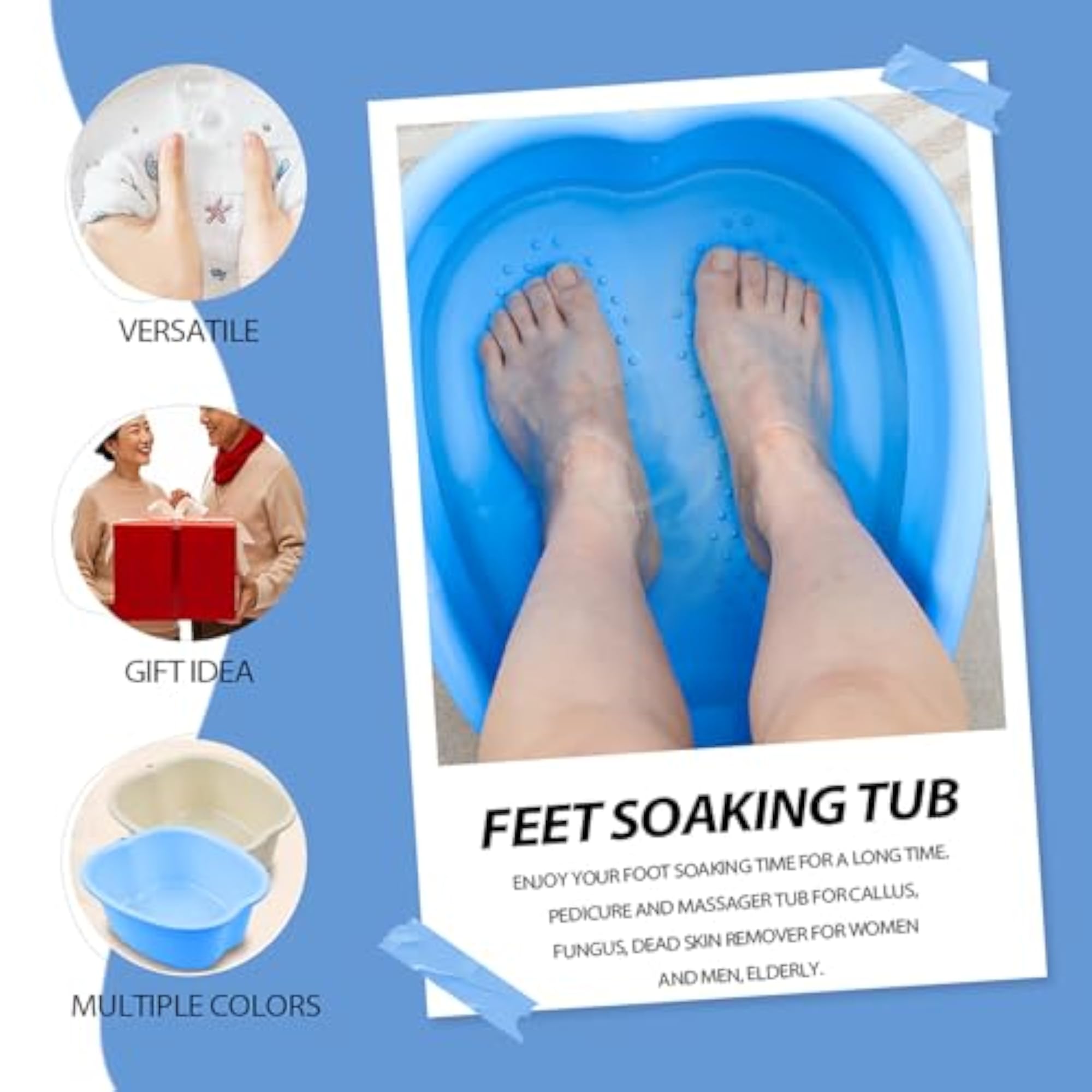 Foot Soaking Bath Basin, Relaxation Tub