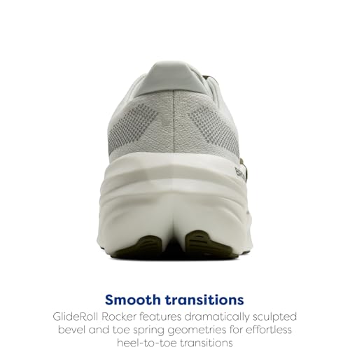 Brooks Men’s Glycerin Max Neutral Running & Walking Shoe - Grey/Dusty Olive/Tea - 7 Medium