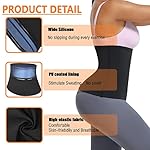 huiming Sauna Suit Waist Trimmer for Women Waist Trainer sweat band for stomach Belt Lower Belly Plus Size - Image 3