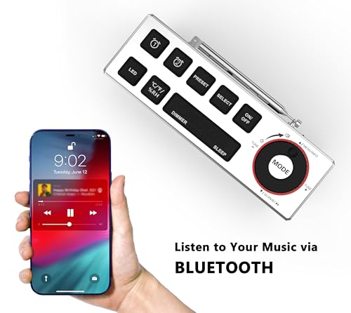 Radio-réveil DAB+ avec intensité variable pour ne plus être ébloui la nuit - 8