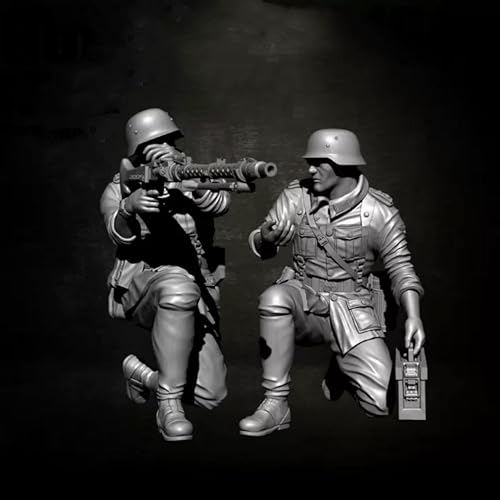 Kit de modélisation en résine soldat allemand WW2 à l'échelle 1/35