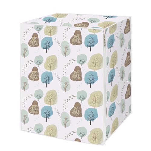 Funda Lavadora Exterior Impermeable, Funda Lavadora, Funda para Lavadora Exterior con Cremallera, A Prueba de Polvo Funda Lavadora Carga Frontal