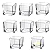 Teelichthalter Set 8 Stück Kerzenhalter Glas, Teelichtgläser 5.2cm Kerzenglas für Hochzeiten, Geburtstage, Kürbislaternen, Quadratische Transparente Kleine Glaskerzenhalter, Kerzenglas Ask 5 günstig Kaufen-Teelichthalter Set 8 Stück Kerzenhalter Glas, Teelichtgläser 5.2cm Kerzenglas für Hochzeiten, Geburtstage, Kürbislaternen, Quadratische Transparente Kleine Glaskerzenhalter, Kerzenglas