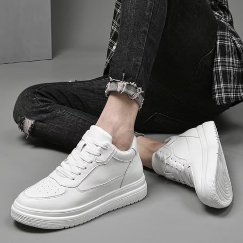 Men's Invisible Height Increasing Elevator Shoes Lightweight Sport Casual Shoes Height-Boosting Non-Slip Sneakers 4'' Taller4