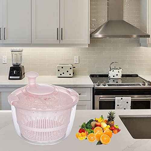 image for Prettyia Salad Spinner Washer, Food Draining Basket, 5L Salad Dryer Sa