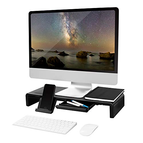 LogiLink Ergonomiczne podwyższenie monitora TV, maks. obciążenie 25 kg, długość = 42-52 cm