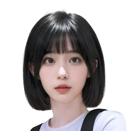 [Kawoly]�E�B�b�O �V���[�g �����p �t���E�B�b�O �ϔM180�� ���^���R ��C?�C ������� ���i�g�� �p�[�e�B�[ �n���E�B�� 6�F�W�J �i�`�������u���b�N�{�w�A�l�b�g