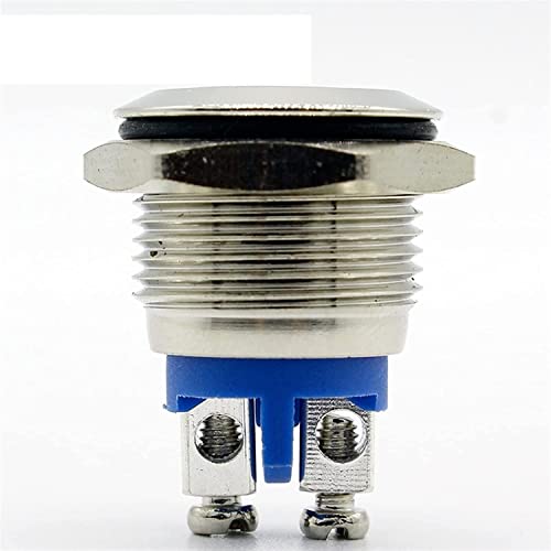 Bouton de klaxon de démarrage 16mm avec interrupteur bouton-poussoir métal impulsion