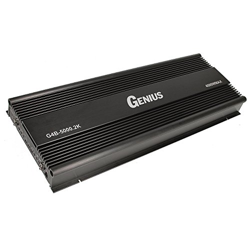 Genius G4B-5000.2K 4000 Watts-Max Car Amplifier 2-Channel Full Range The Beast Competition Series