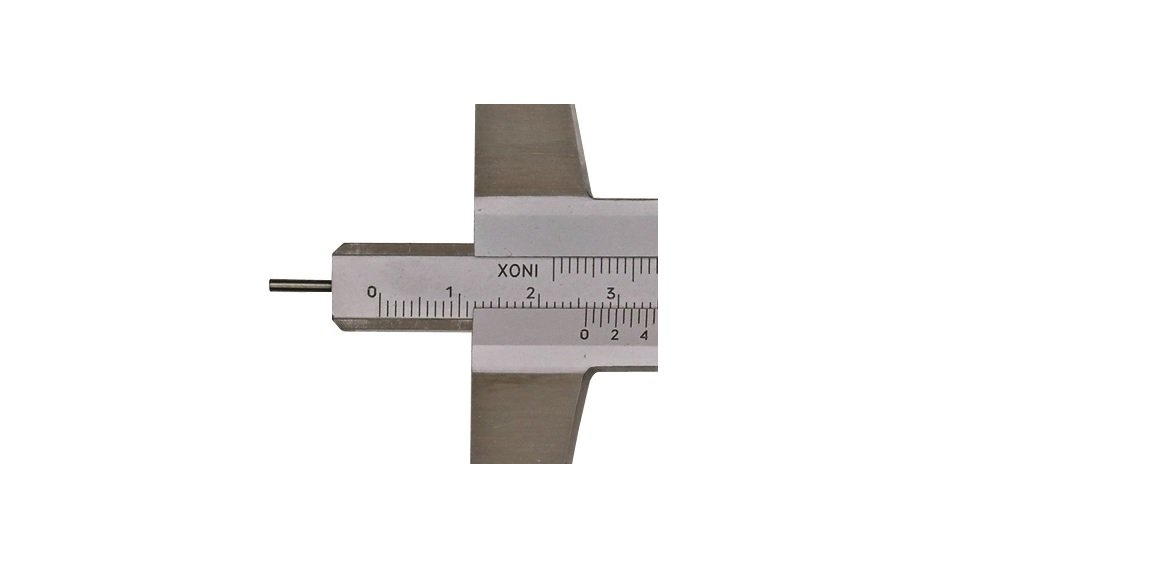 CNC QUALITÄT Tiefen-Messschieber 300 mm mit Stiftspitze und umsteckbarer Stange DIN 862