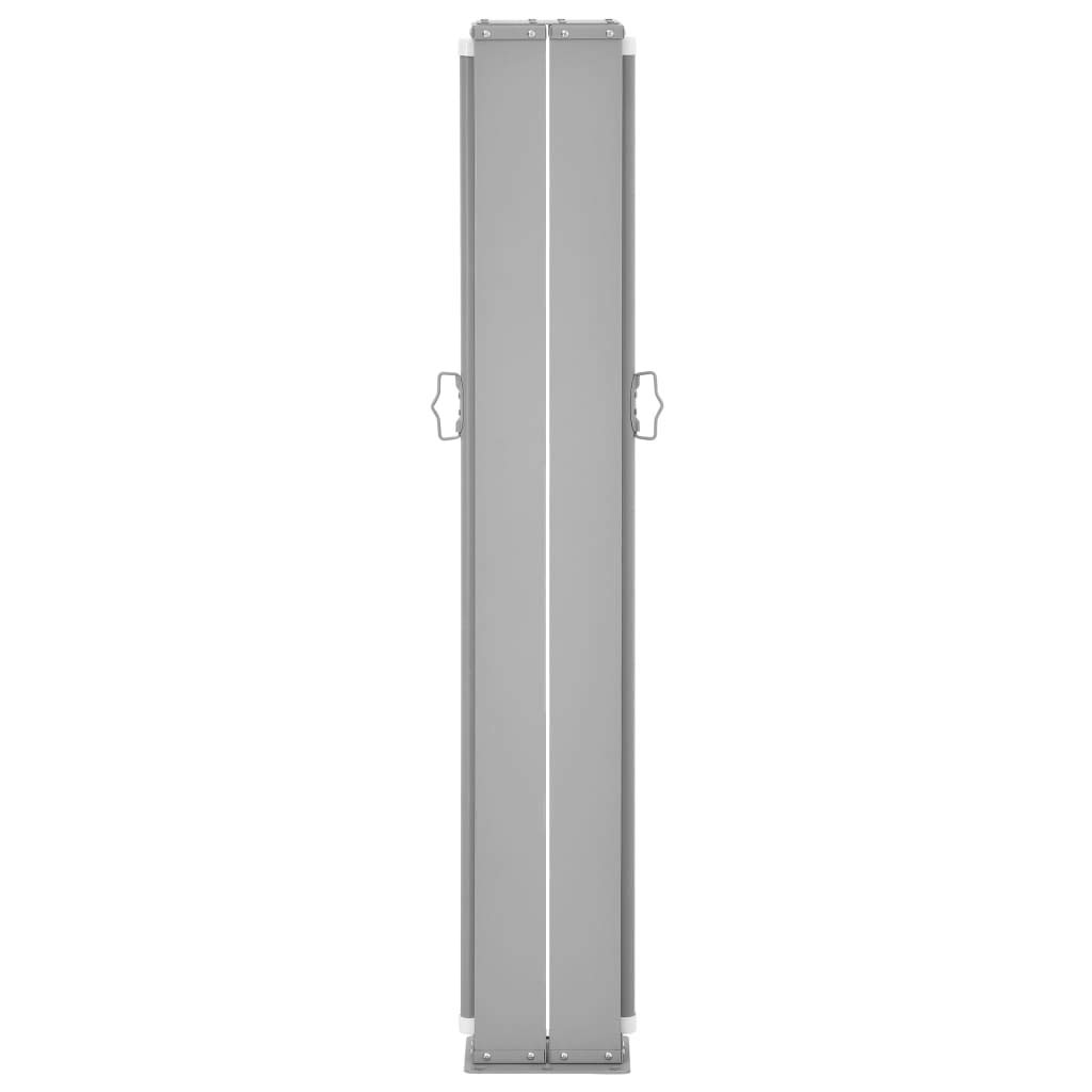 vidaXL Toldo Lateral retráctil Negro 100x1000 cm