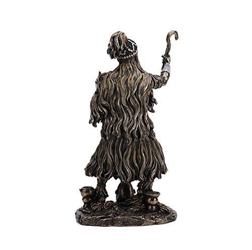 Estatua Babalu Aye Orisha de Resina Bronce 23.5 cm miniatura 6