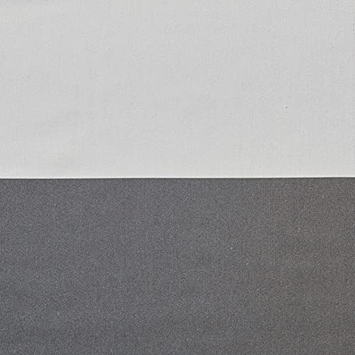 Exclusive Home Curtains Surfside Cabana Stripe Cotton Grommet Top Curtain Panel Pair, 54X84, Black Pearl, 2 Count #TOP1