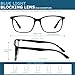 Oilway Blue-Light Blocking Glasses Computer Reading/Gaming/TV/Phones Glasses Fashion Anti Eyestrain UV Glasses for Women Men
