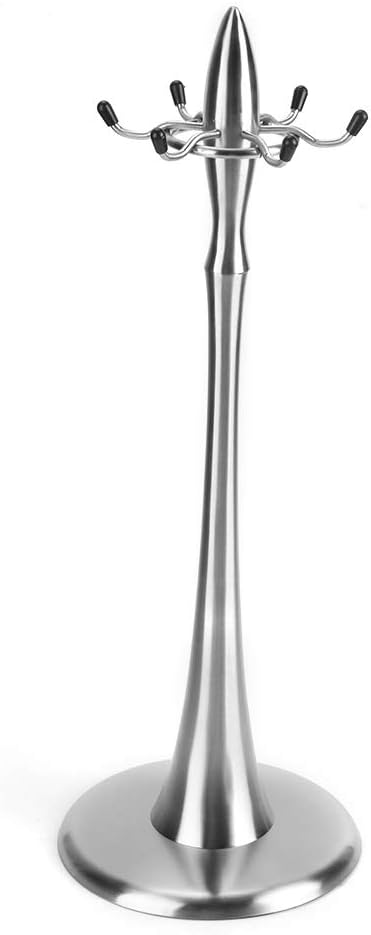 Stainless Steel Rotating Cooking Utensil Stand Kitchenware Storage Rack for Spatula, Scoop
