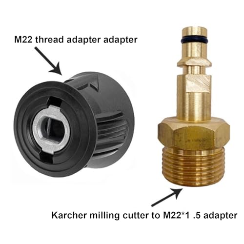 Tubo de manguera con adaptador de conexión rápida para limpiar el coche con Karcher 4
