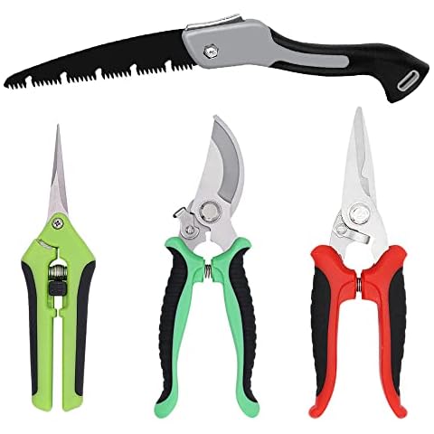 ADDLIVE 3 pcs Tijera de jardín und Sierra de Mano Plegable Cover