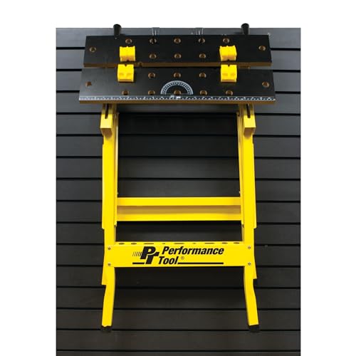 Performance Tool W54025 Portable Multipurpose Workbench and Vise (200 lbs Capacity) , Yellow by Performance Tool - Image 4