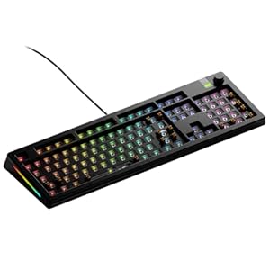Glorious Gaming – Kit de teclado personalizado GMMK 3 PRO Barebones con perilla, cuerpo de aluminio modular personalizado y sistema de juntas, teclado 100% intercambiable en caliente, espuma amortiguadora de sonido, placa de interruptor de aluminio ANSI (negro)