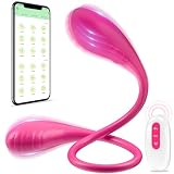 Womens Sex Toys Couple Vibrators - Clitoral G Spot Vibrator with 2*10 Modes, APP Remote Control Vibrator Sex Stimulator Anal Toys Couples Adult Sex Toys & Games for Women Men Couples, 18” Adult Toys